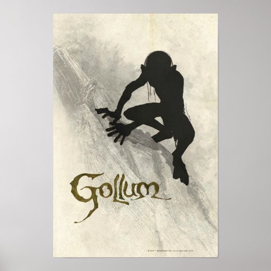 Poster GOLLUM™ Concept Sketch (Devant)