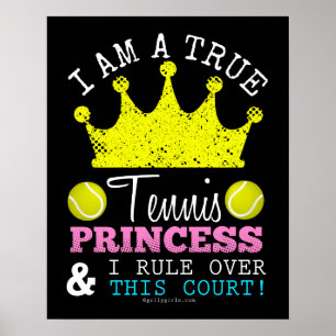 Poster Golly Girls : La Princesse De Tennis Régit Sur Ce 