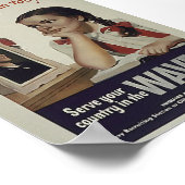 Poster  golven (Hoek)