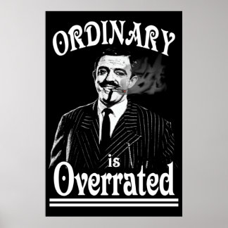 Poster Gomez Addams Ordinaire est surévalué