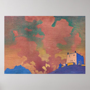 Poster Gompa par Nicholas Roerich