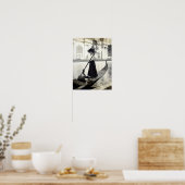 Poster Gondola Girl, 1904 St Louis Exposition, (Cuisine)