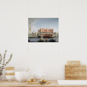 Poster Gondolas avant St Marks Carré, Venise (Cuisine)