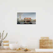 Poster Gondolas avant St Marks Carré, Venise (Cuisine)