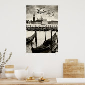 Poster gondoles à venise (Cuisine)
