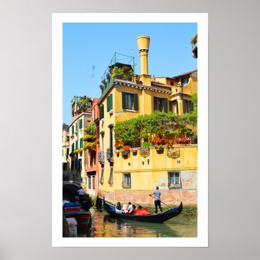 Poster Gondoles à Venise (Devant)