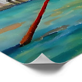 Poster Gondoles de Venise (Coin)