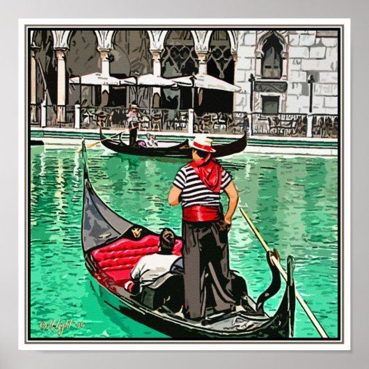 Poster Gondolier (Devant)