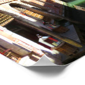 Poster Gondolier à Venise, Italie (Coin)