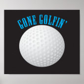 Poster Gone Golfing (Devant)