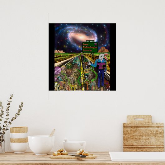 Poster Gone Hallucinogen Freeway (Cuisine)