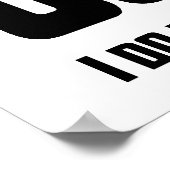 Poster Gone Squatchin - Drôle Croyant Bigfoot (Coin)