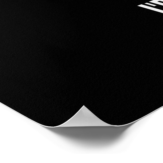 Poster Gone Squatching avec lune et silhouette (Coin)