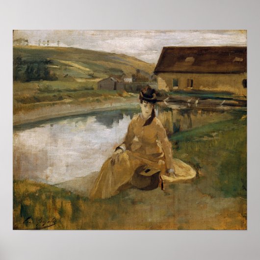 Poster Gonzalès - Au Bord de l'Eau (Devant)