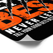 Poster Good Better Never Let It Rest Motivation Bear Claw (Coin)