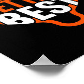 Poster Good Better Never Let It Rest Motivation Bear Claw (Coin)