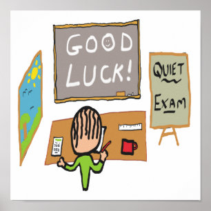 Poster Good Luck Exams