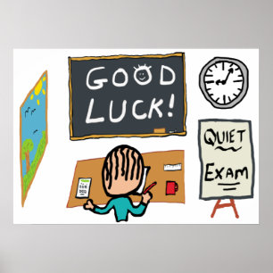 Poster Good Luck Exams