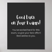 Good Luck on Your Exams !