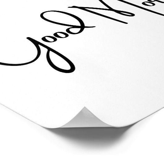 Poster Good Morning (Coin)