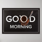 Poster Good Morning Coffee (Devant)