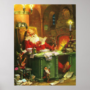 Poster Good Old Santa Claus