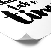 Poster Good things take time (Coin)