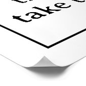 Poster Good Things Take Time Minimalist Typography (Coin)