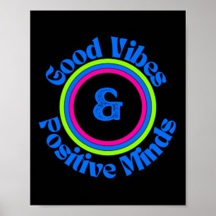 Poster Good Vibes et l'esprit positif
