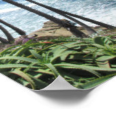 Poster Good Vibes Ocean Palm Trees Mur de sable (Coin)