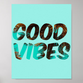 Poster Good Vibes Palm
