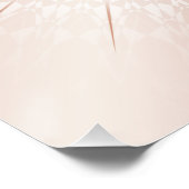 Poster "Good Vibes Seulement" Dit Rose Gold Mandala (Coin)