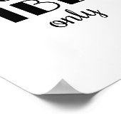 Poster Good Vibes uniquement (Coin)