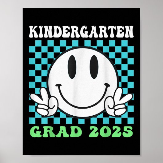 Poster Goodbye Kindergarten Hello 1st Grade 2025 Graduati (Devant)