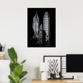 Poster Gooderham Flatiron Et Toronto Downtown No 2 (Bureau à domicile)