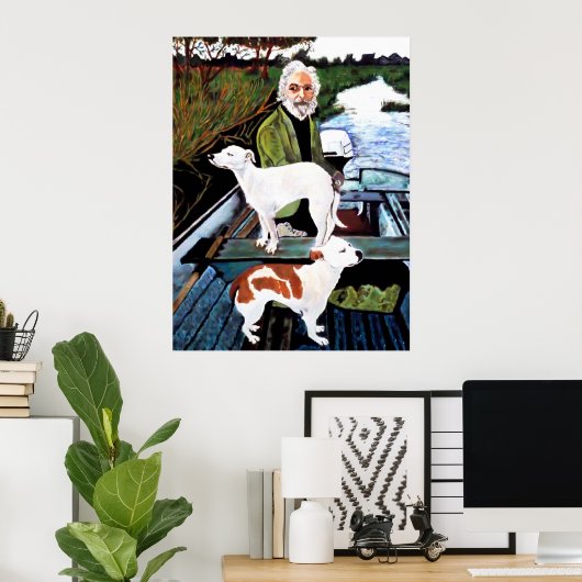 Poster Goodfellas Chiens Peinture d'art pour Wall Art Pr (Bureau à domicile)