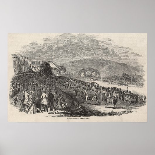 Poster Goodwood Races: the Course (Devant)