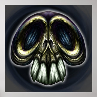 Poster Goofy Ornate Skull
