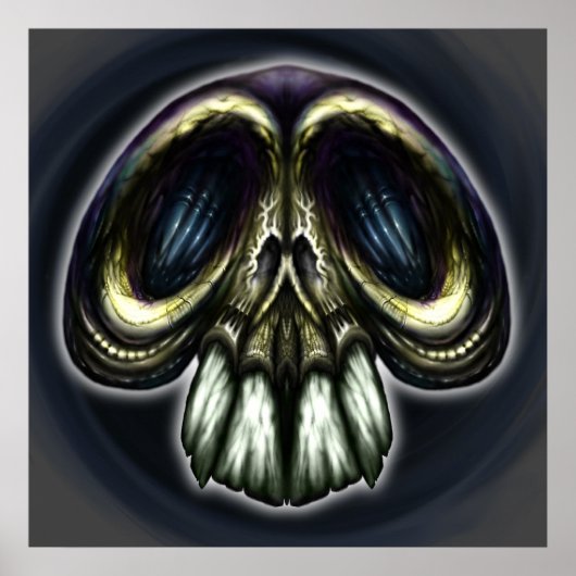 Poster Goofy Ornate Skull (Devant)