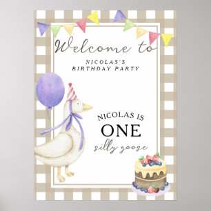 Poster Goose 1er anniversaire