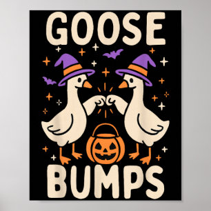 Poster Goose Bumps Goosebumps Halloween Mème idiot drôle