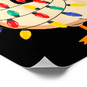 Poster Goose Santa Hat Funny Christmas Lights Xmas Tree M (Coin)