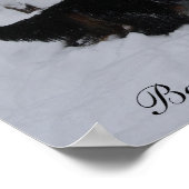 Poster Gordon Setter (Coin)