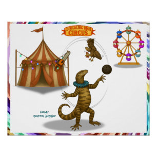 Poster Gordy, jongleur de goannas