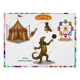 Poster Gordy, jongleur de goannas