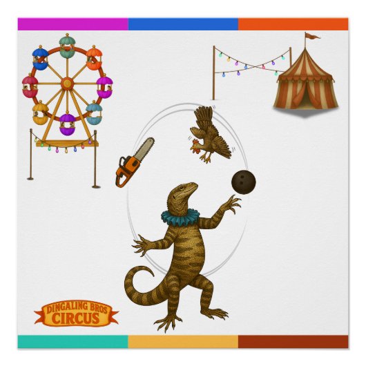 Poster Gordy, jongleur de goannas (Devant)