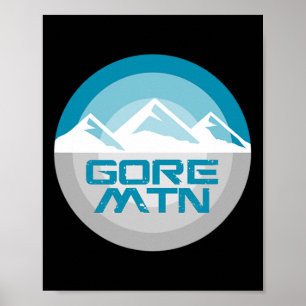 Poster Gore Mountain Ny Graphic Snowboard Vintage Ski T