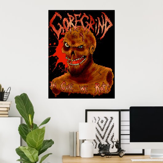 Poster Goregrind (Bureau à domicile)