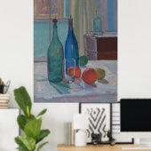 Poster Gore's Blue and Green Bottles and Oranges (Bureau à domicile)