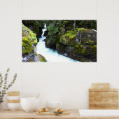 Poster Gorge d'avalanche I au parc national Glacier (Cuisine)